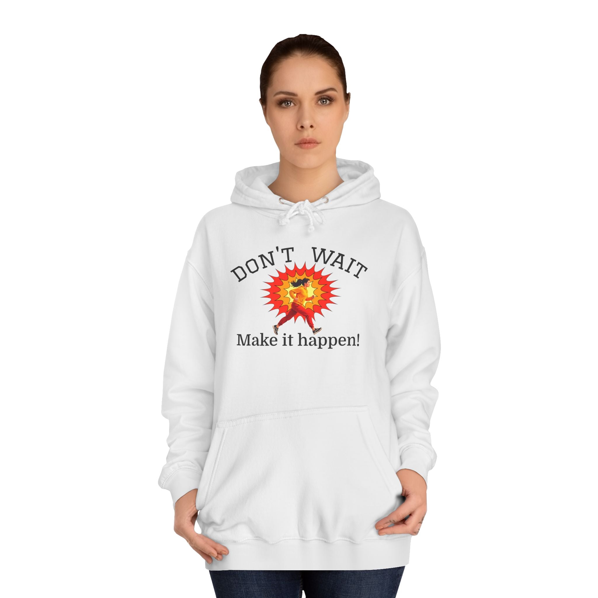 Empowered Women White College Hoodie