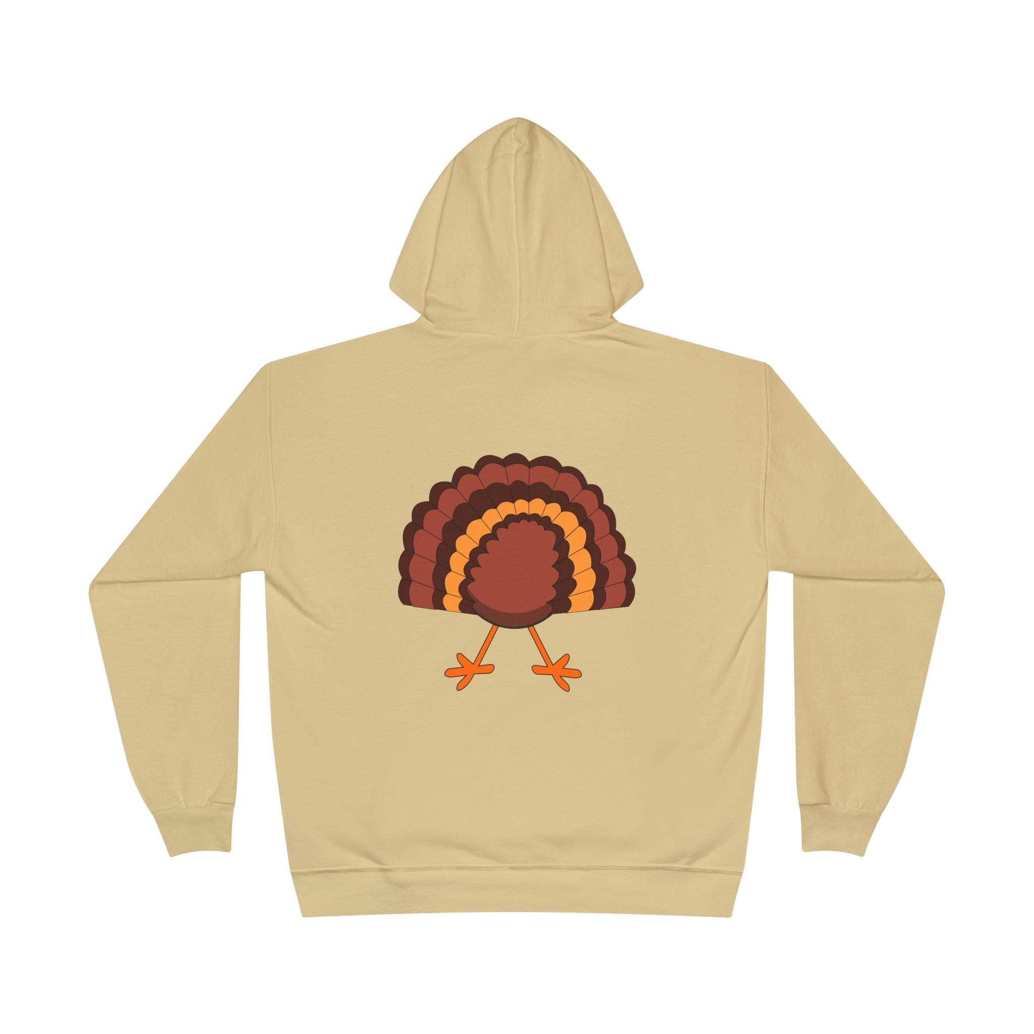 Thanksgiving Turkey Pullover Hoodie, Autumn Apparel, Holiday Gift, Cozy Sweatshirt, Fall Fashion, Family Gathering Wear