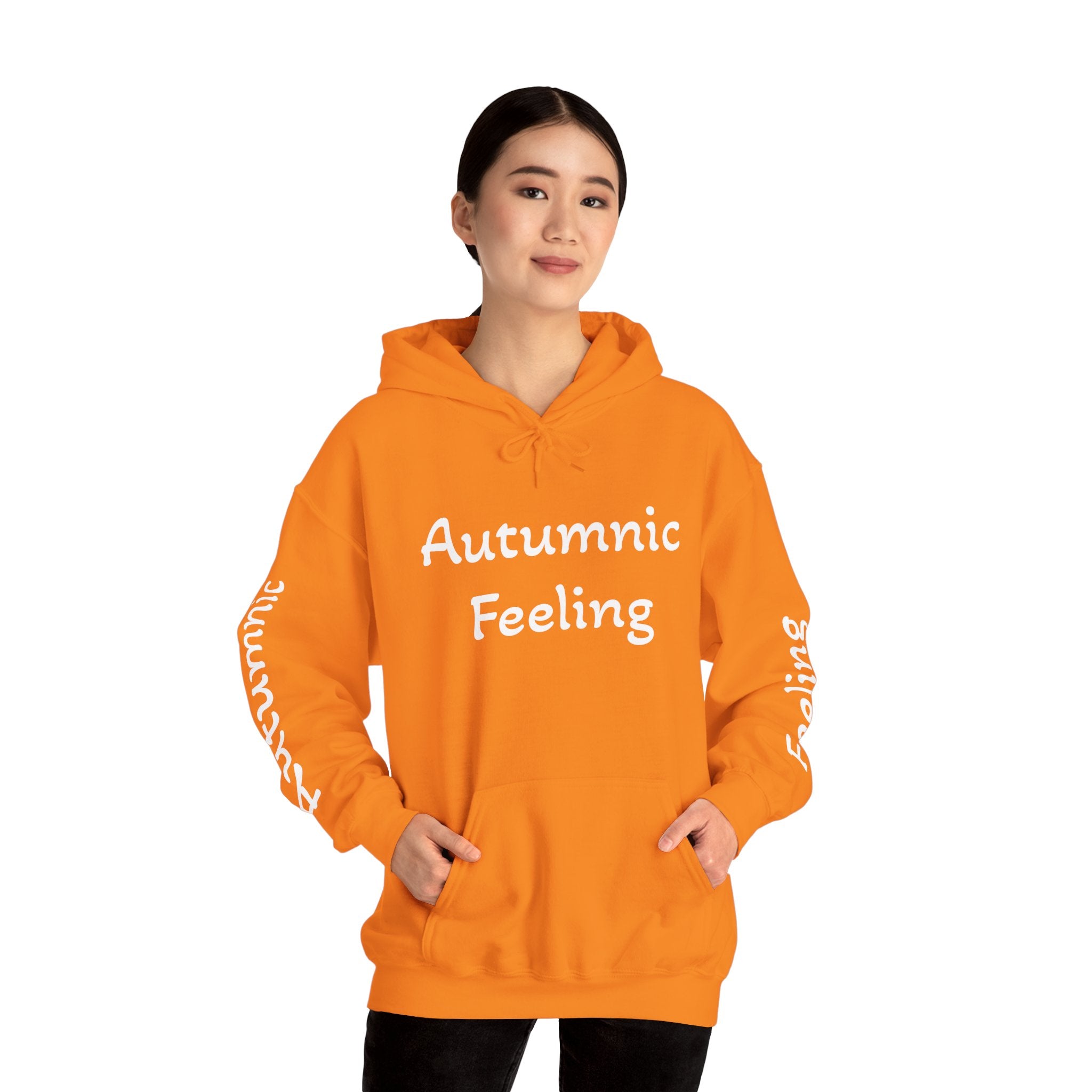 Autumnic Vibe Hoodie | Cozy Unisex Sweatshirt for Fall | Perfect for Harvest Festivals, Thanksgiving, Casual Outings, Bonfire Nights