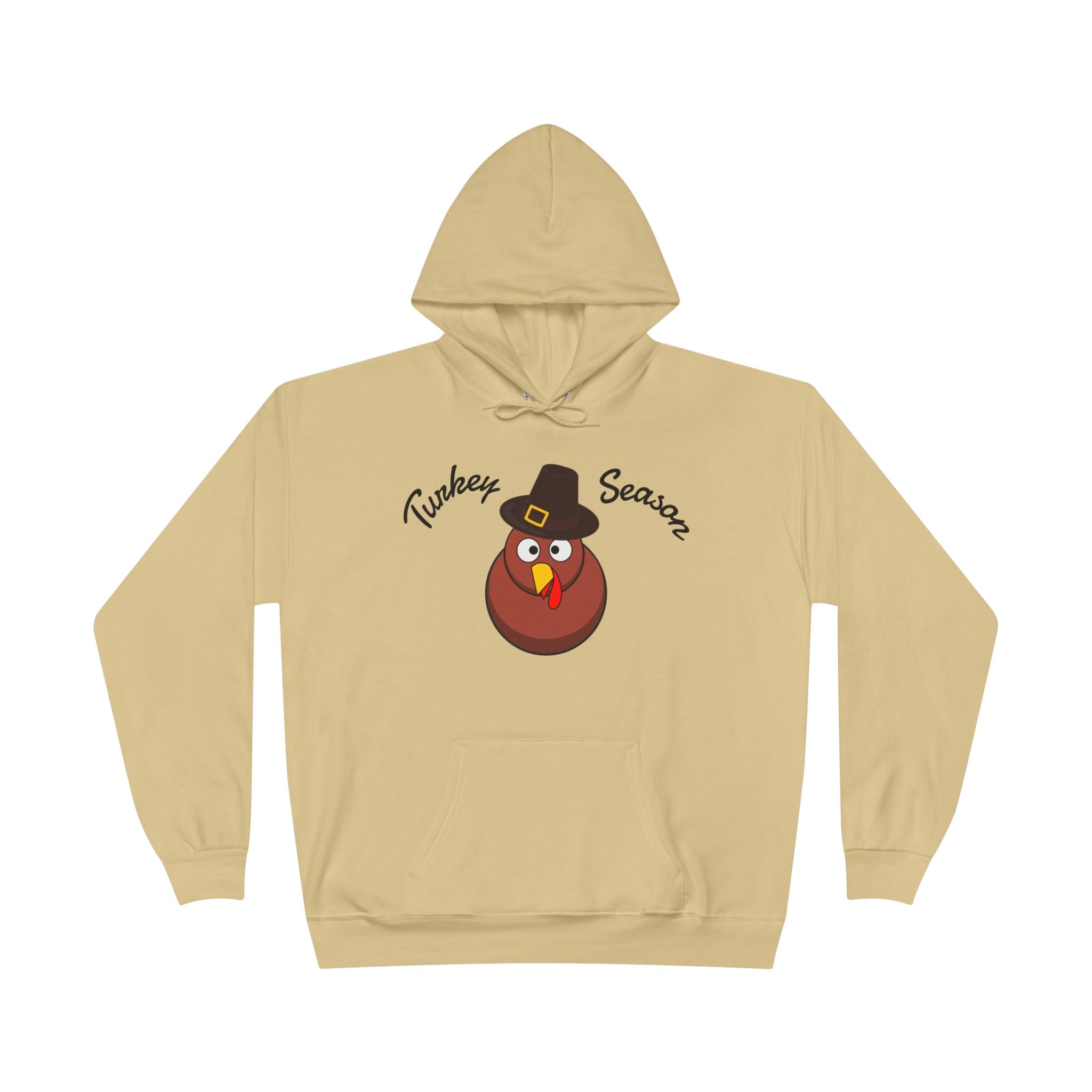Thanksgiving Turkey Pullover Hoodie, Autumn Apparel, Holiday Gift, Cozy Sweatshirt, Fall Fashion, Family Gathering Wear