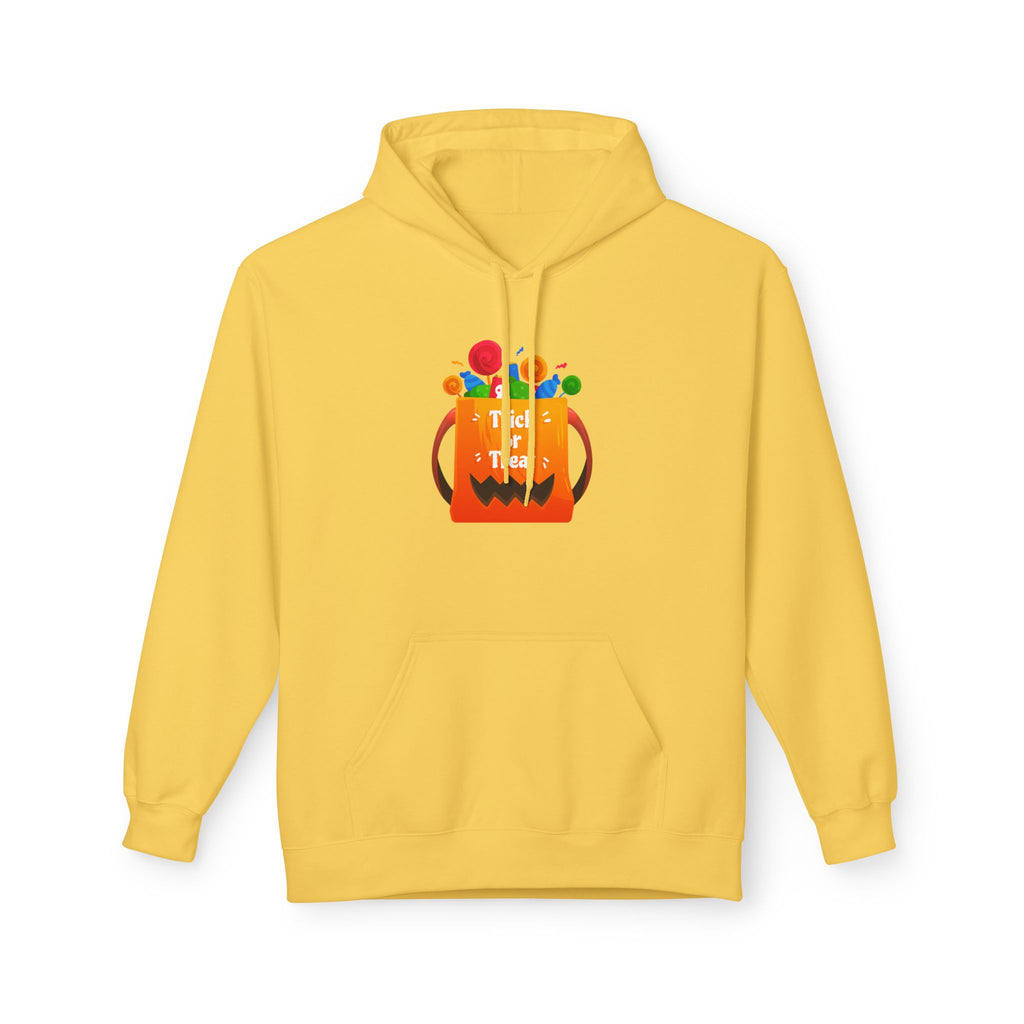 Fun Halloween Trick-or-Treat Basket Hoodie, Party Wear, Cozy Gift, Unisex Sweatshirt, Fall Fashion, Costume Alternative